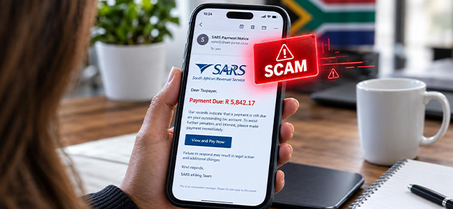 SARS Scams and eFiling Profile Hijacking: Taxpayers Beware